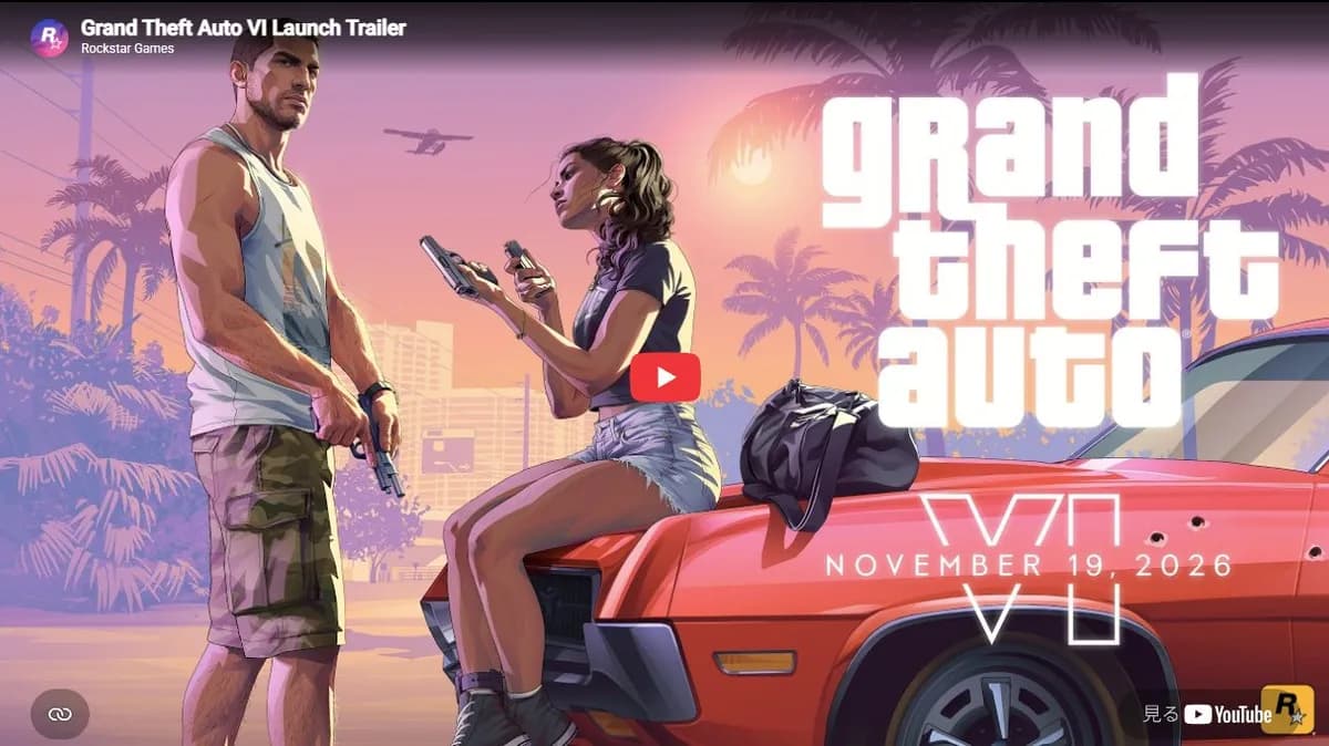 ロックスター・ゲームス、GTA 6のローンチトレーラーを公開