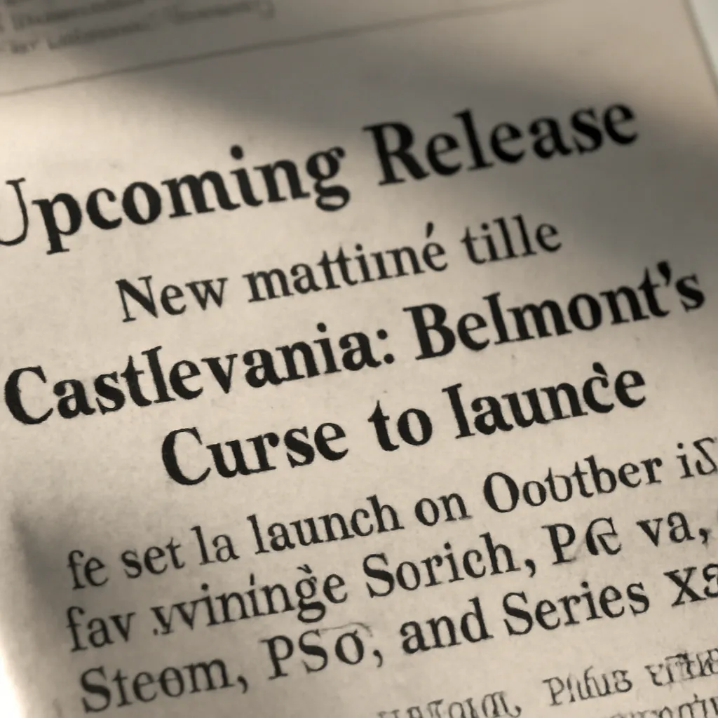 Castlevania's 40th Anniversary: Free Download and Discounts Available